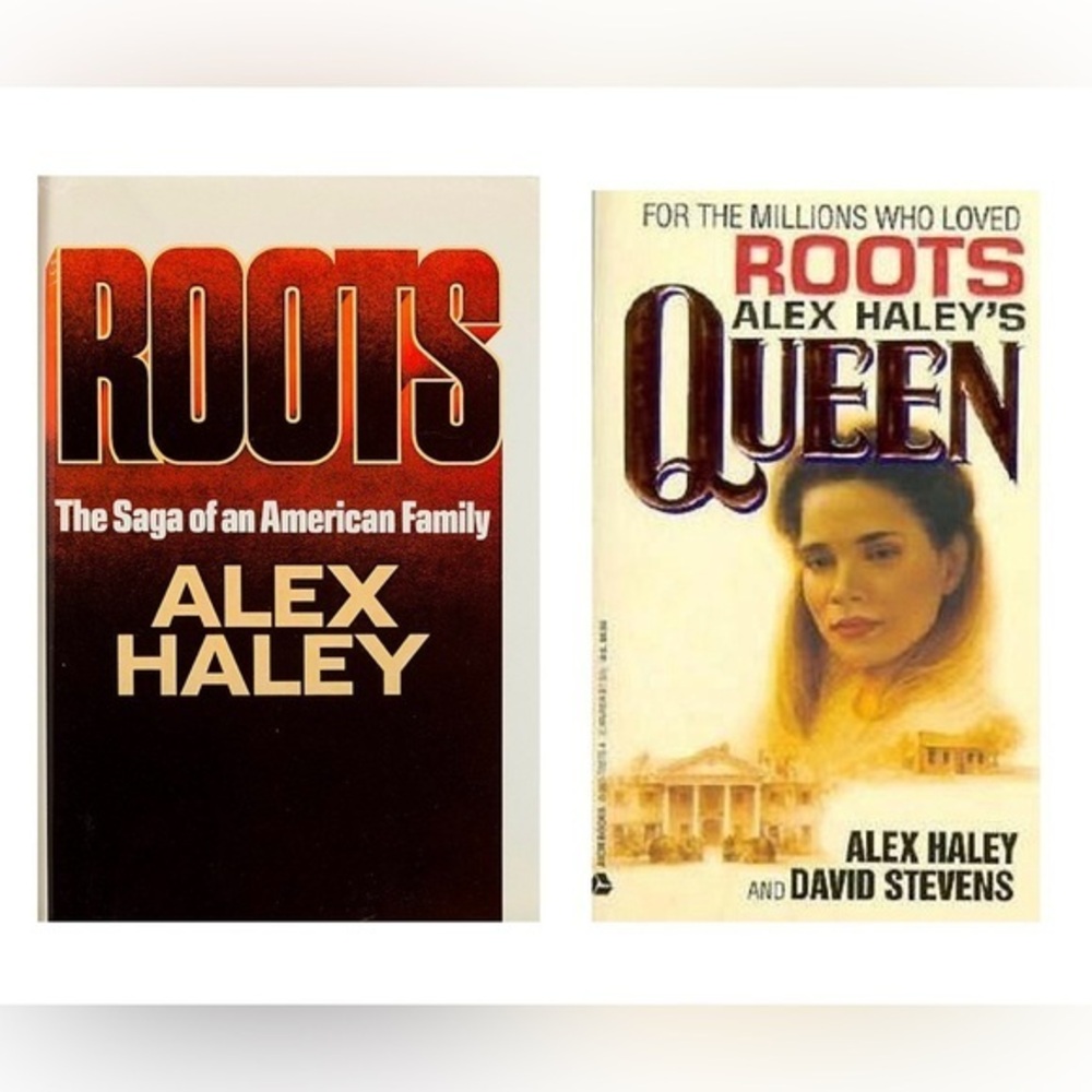 Alex Haley Roots & Queen Book Bundle Historical African American Classics